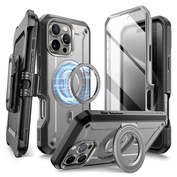 SUPCASE UB Pro Mag cover til Apple iPhone 16 Pro Max - TiGray