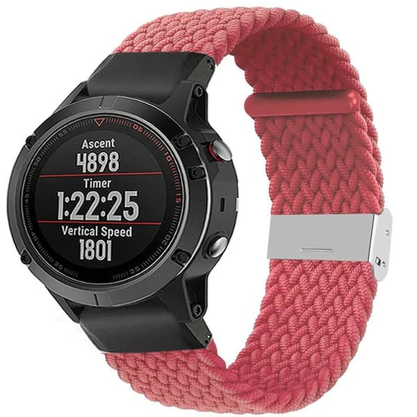 Flettet Urrem til Garmin Fenix 5X - Abrikos