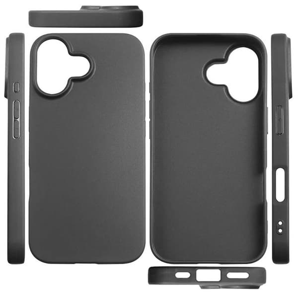 Silikone cover til Apple iPhone 17 - Sort