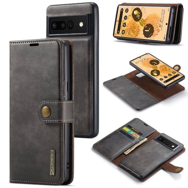 Wallet DG-Ming 2i1 til Google Pixel 8 Pro - Grå