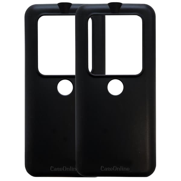 2-Pak silikone cover til CAT S53 - Sort