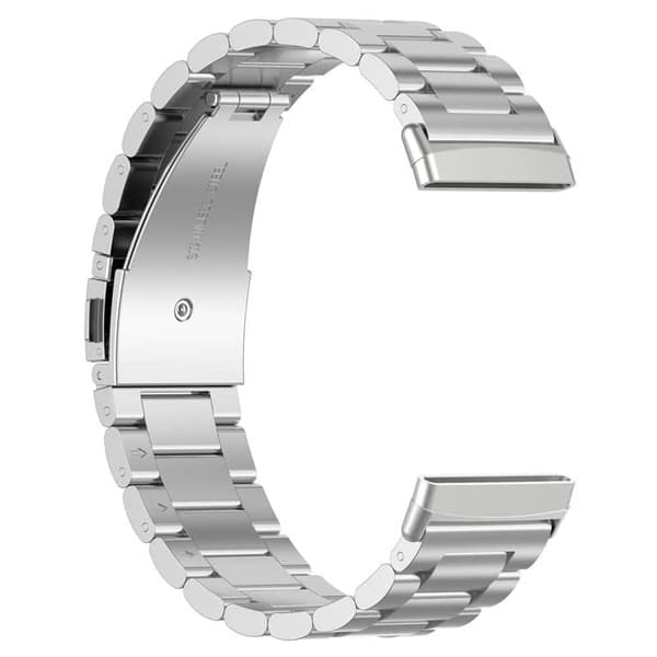 Urrem Rustfrit stÃ¥l til Fitbit Versa 4 - SÃ¸lv