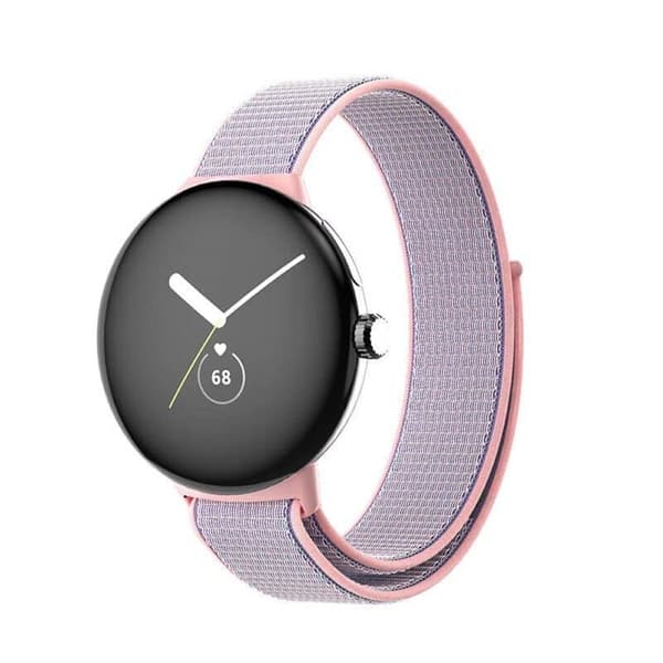 Nylon urrem til Google Pixel Watch - Pink Sand