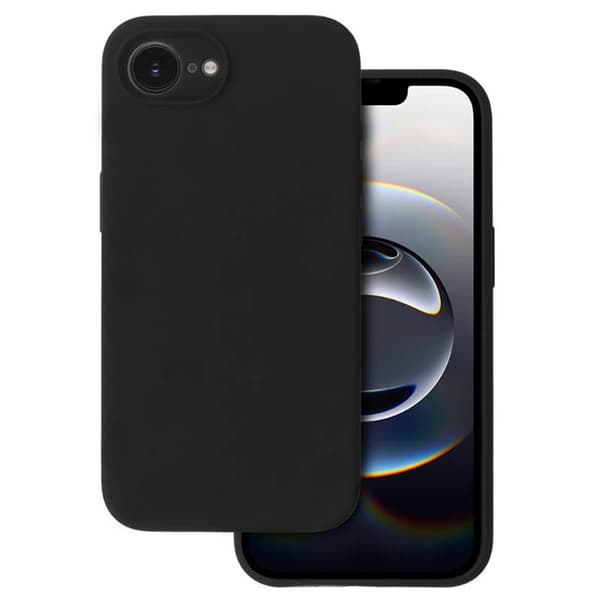 Silicone Lite Case til Apple iPhone 16e - Onyx black