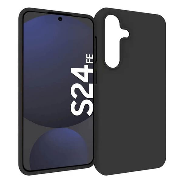 Silikone cover til Samsung Galaxy S24 FE - Sort
