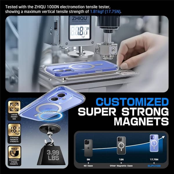 SUPCASE UB Mag cover til Apple iPhone 16 - Clear