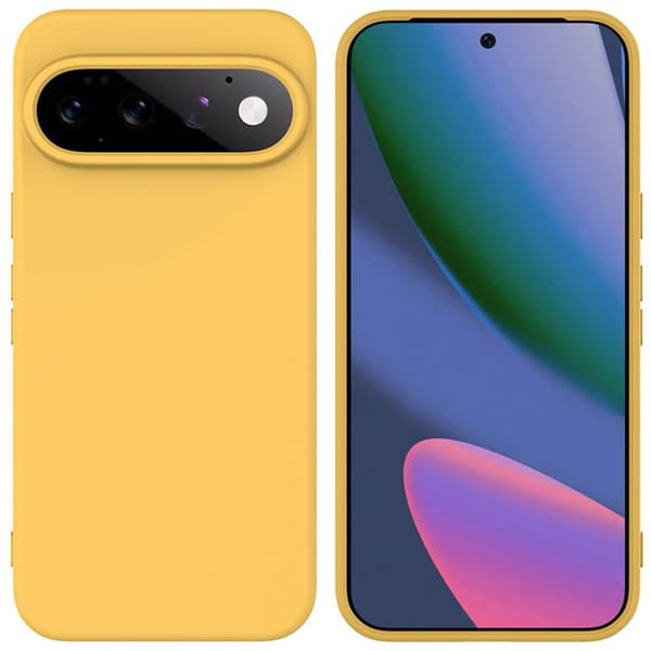 Liquid silikone cover til Google Pixel 11 Pro XL - Gul