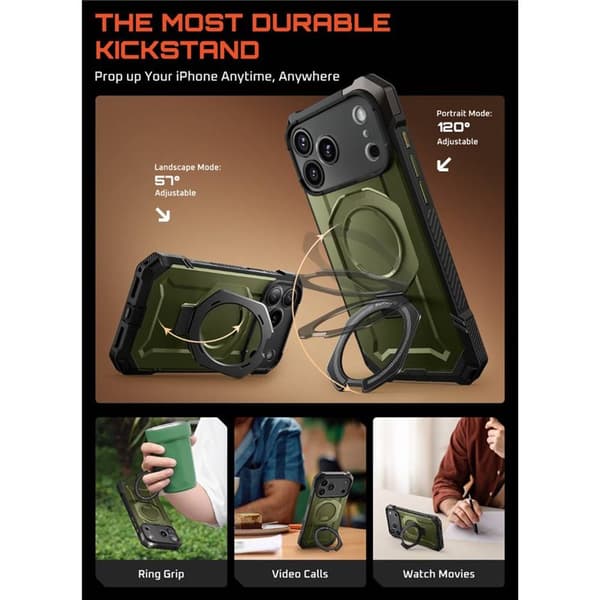 SUPCASE UB Grip cover til Apple iPhone 17 Pro - Guldan