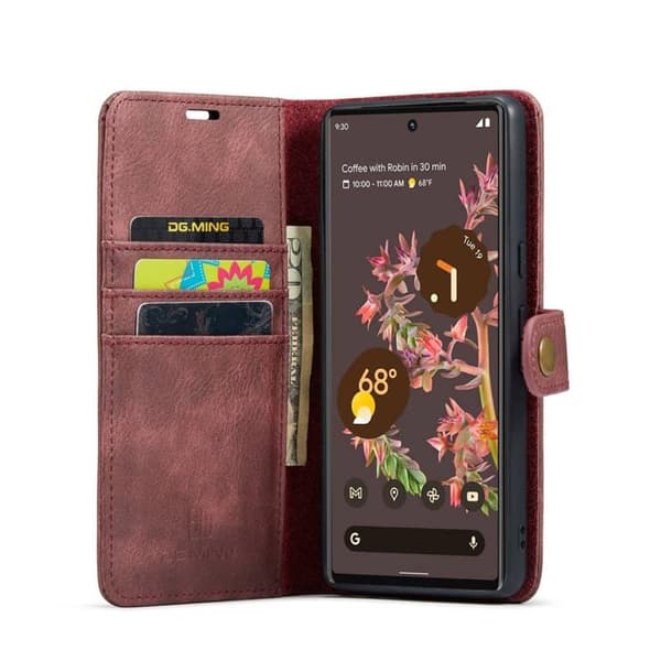 Wallet DG-Ming 2i1 til Google Pixel 8 - Rød