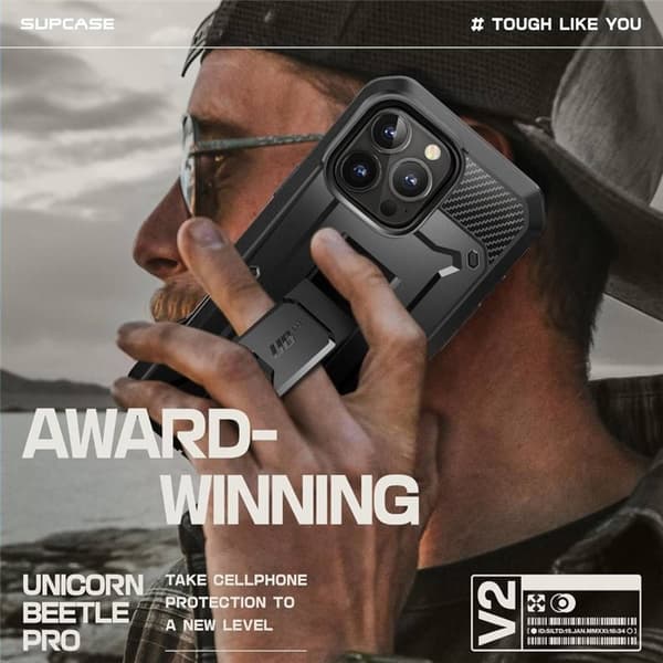 SUPCASE UB Pro kotelo Apple iPhone 16 Pro Max - Musta