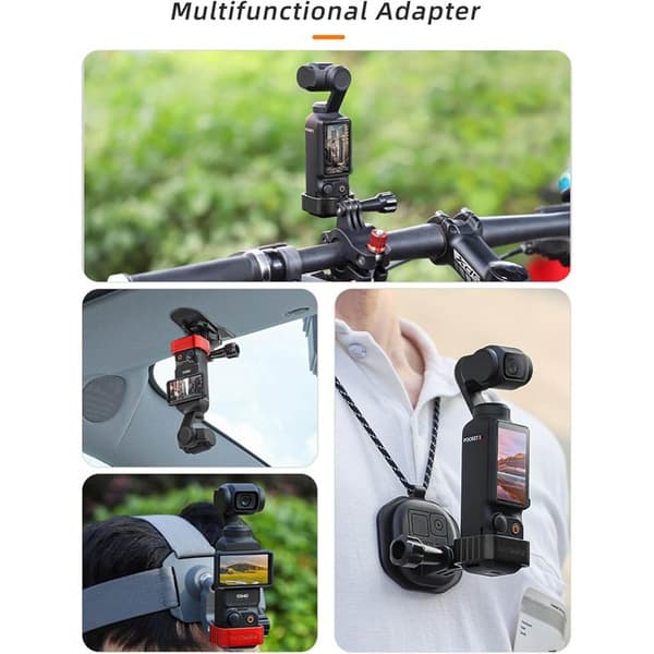 Sunnylife aluminium adapterkit til DJI Osmo Pocket 3 – Sort