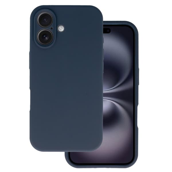 Silicone Lite Case til Apple iPhone 16 - Navy
