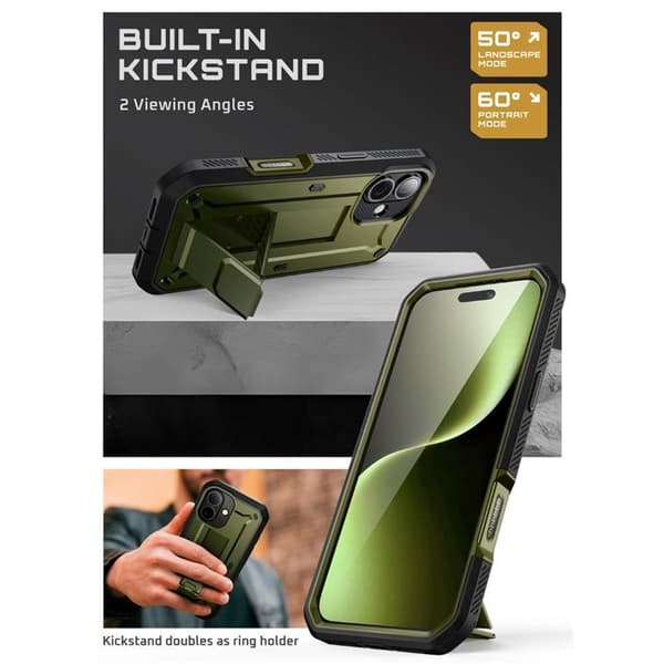 SUPCASE UB Pro cover til Apple iPhone 17 - Guldan