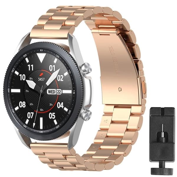 Urrem rustfri stål til Samsung Galaxy Watch 3 (41mm) - Rose