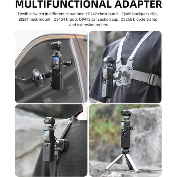 Sunnylife utvidelsesadapter deksel til DJI Osmo Pocket 3