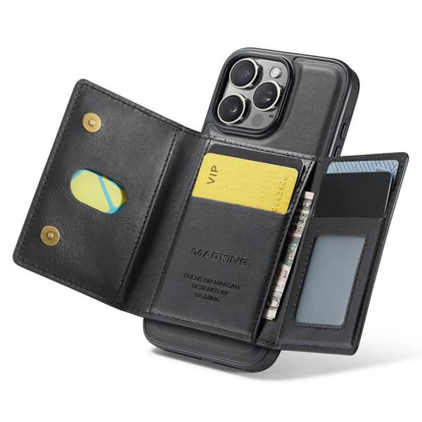 DG-Ming Magking K2 2i1 cover til Apple iPhone 16 Pro Max - Sort