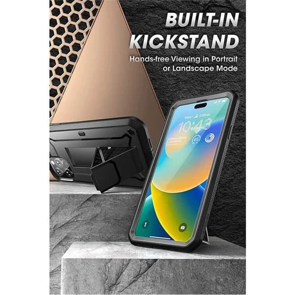 SUPCASE UB Pro kotelo Apple iPhone 14 Pro Max - Musta