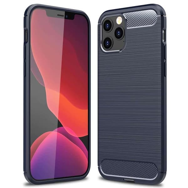 Borstat silikon skal till Apple iPhone 13 Pro Max - BlÃ¥