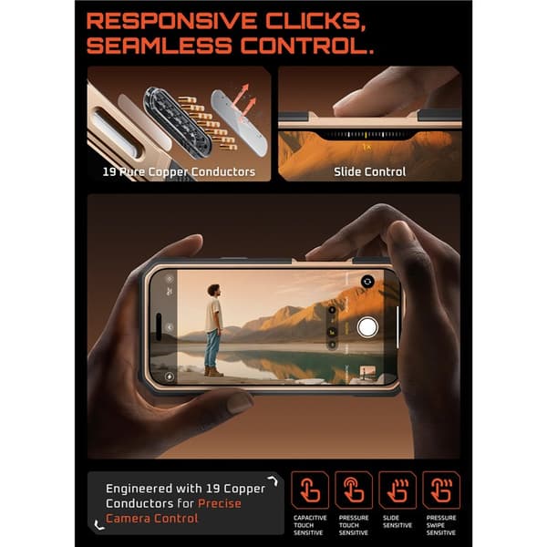 SUPCASE UB Grip Pro cover til Apple iPhone 17 Pro - Desert