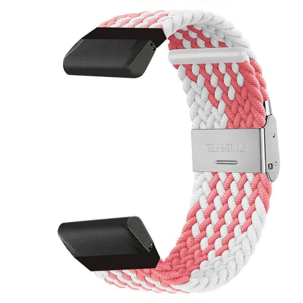Flettet Urrem til Garmin MARQ Driver - Pinkwhite