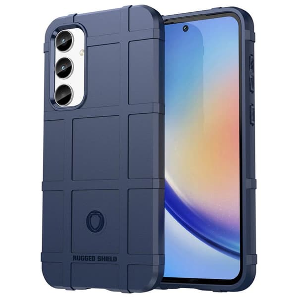 Rugged Shield cover til Samsung Galaxy A36 5G - BlÃ¥