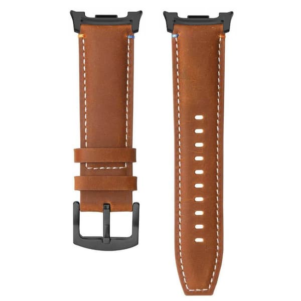 LÃ¦derurrem til Samsung Galaxy Watch 8 Classic (46mm) - Cognac E