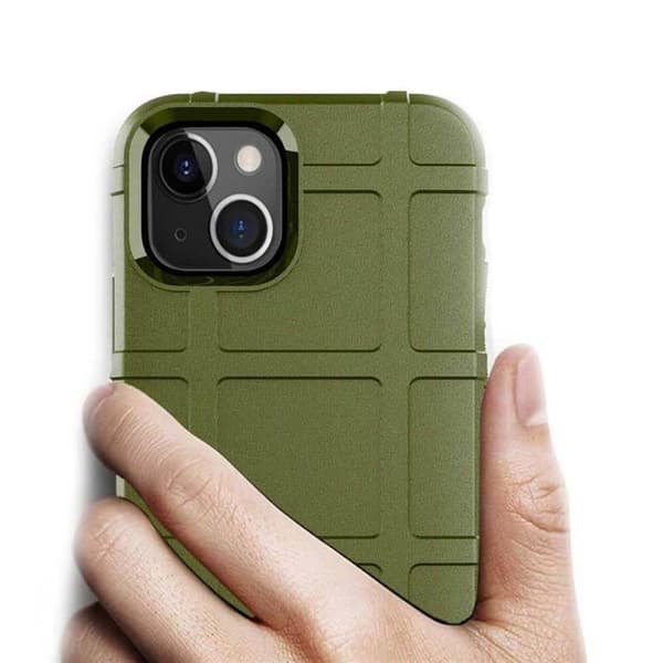 Rugged Shield kuori Apple iPhone 14 - Army