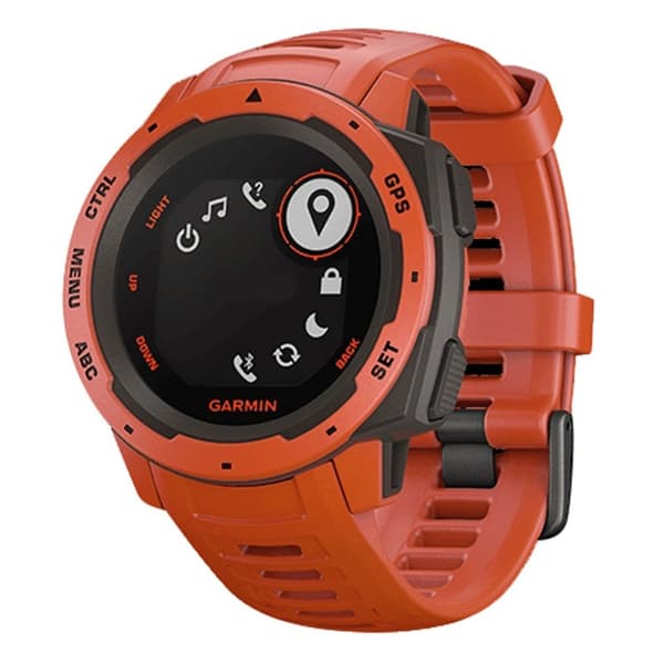 Sport urrem til Garmin Instinct 2 - LysrÃ¸dt