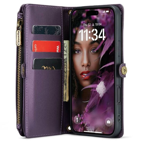 CaseMe mobildeksel C36 til Apple iPhone 16 Pro Max - Burgunder