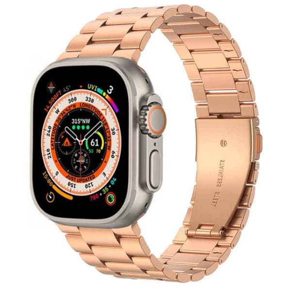 Urrem rustfrit stål til Apple Watch Ultra 2 (49mm) - Rosè
