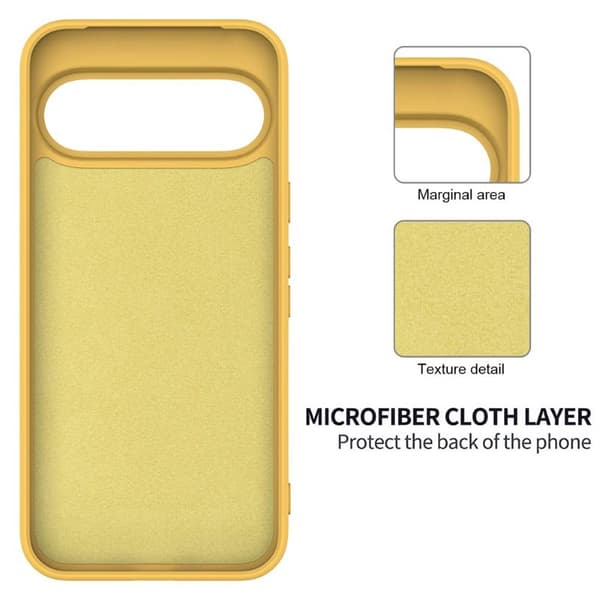 Liquid silikone cover til Google Pixel 11 Pro XL - Gul