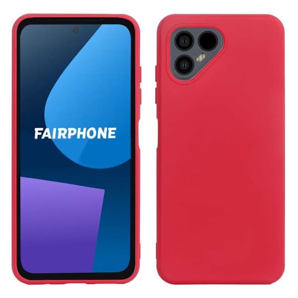 Silikondeksel til Fairphone 5 - Rød