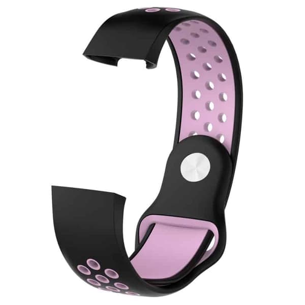 EBN Sport Kellon ranneke Fitbit Charge 3 - musta / Vpunainen