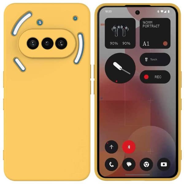 Liquid silikone cover til Nothing Phone 3a - Gul
