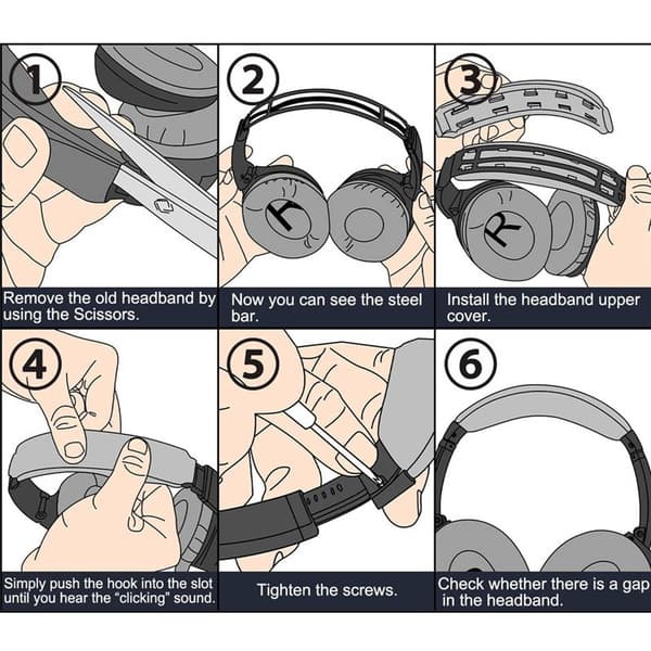 Hodebøylebeskyttelse til Bose QuietComfort 45 – Svart