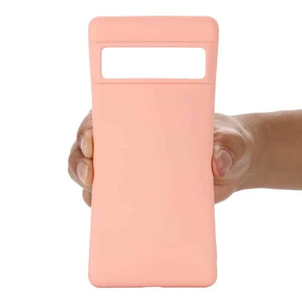 Liquid silikon skal till Google Pixel 7A - Pink
