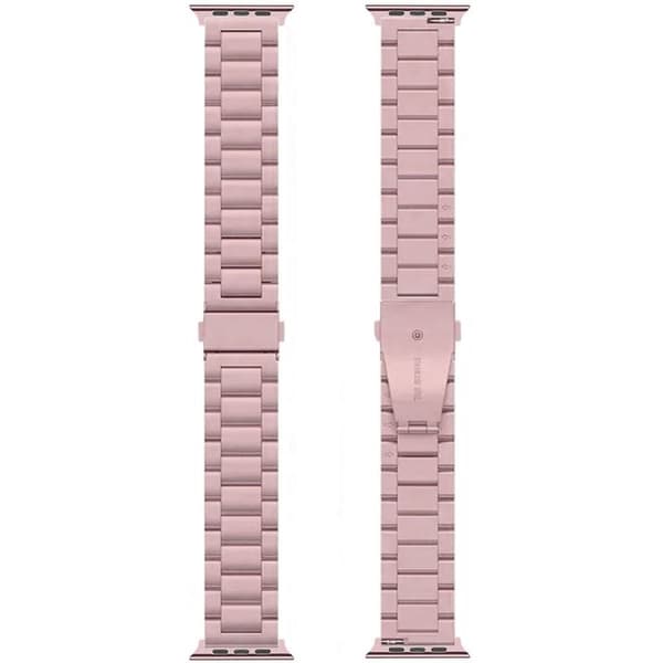 Urrem i rustfrit stÃ¥l til Apple Watch S12 (42mm) - Rosa