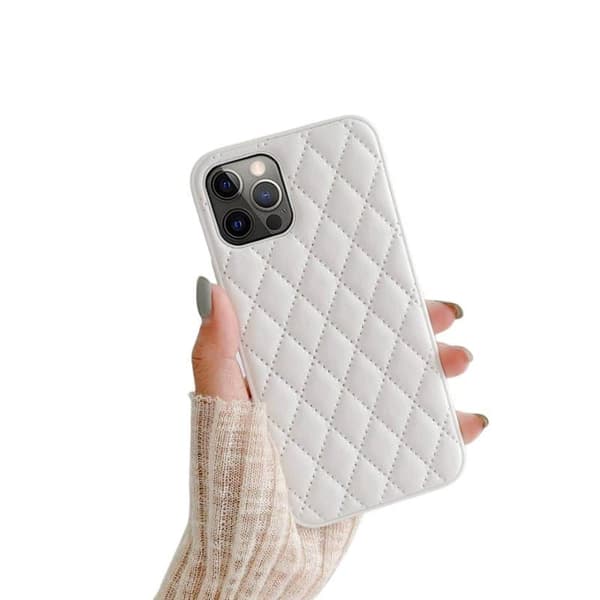 Rhombus deksel til Apple iPhone 12 Pro - Hvit