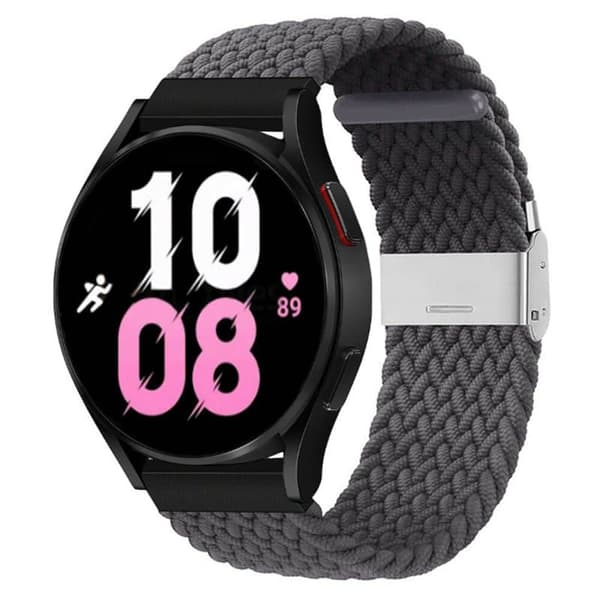 Flettet Elastisk urrem til Samsung Galaxy Watch 5 (40mm) - skygr