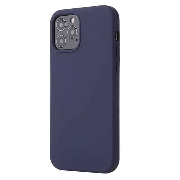 Liquid silikonisuoja Apple iPhone 12 Pro Max - Midnight Blue