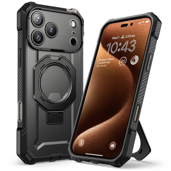 SUPCASE UB Grip deksel til Apple iPhone 18 Pro - Black