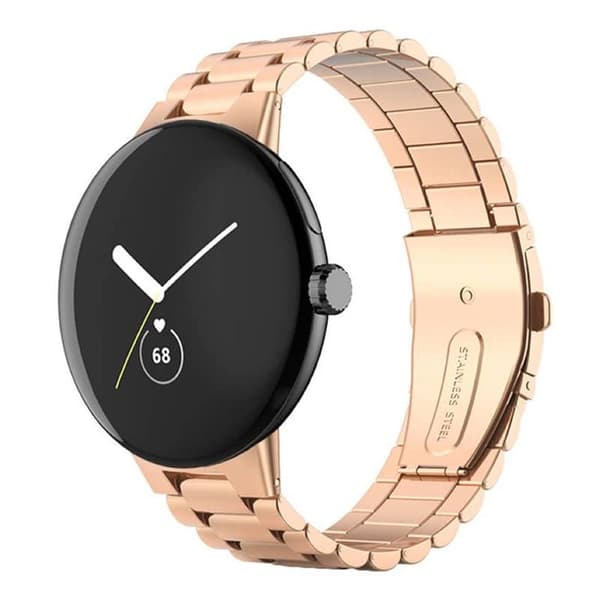 Urrem rustfrit stål til Google Pixel Watch - Rose