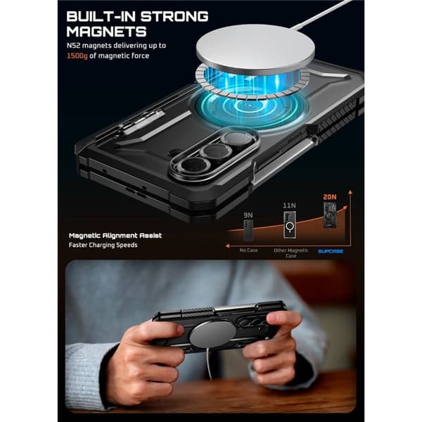 SUPCASE UB Grip cover til Samsung Galaxy Z Fold 7 - Sort