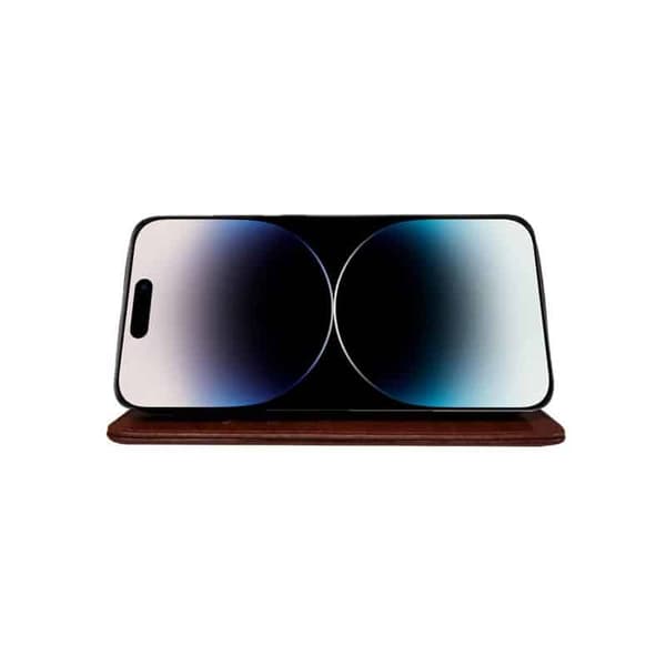 PlÃ¥nboksfodral 3-kort till Apple iPhone 14 Pro - Brun