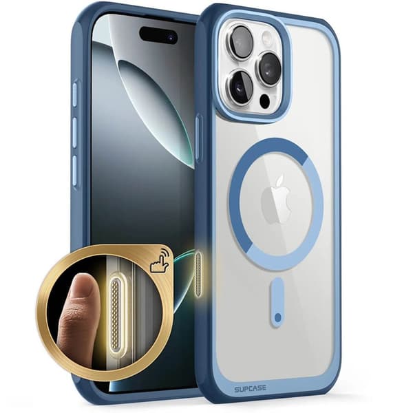 SUPCASE UB Mag deksel til Apple iPhone 16 Pro Max - Azure