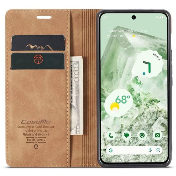 CaseMe mobilcover 013 til Google Pixel 8a - Brun