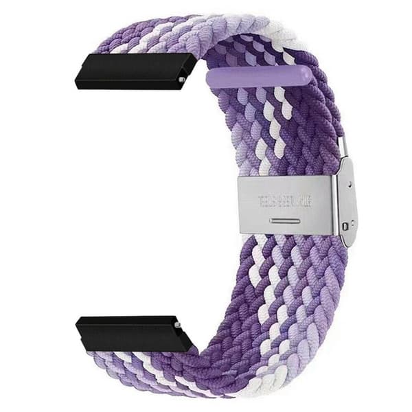 Flettet Elastisk urrem til Garmin Venu 2 - gradientpurple