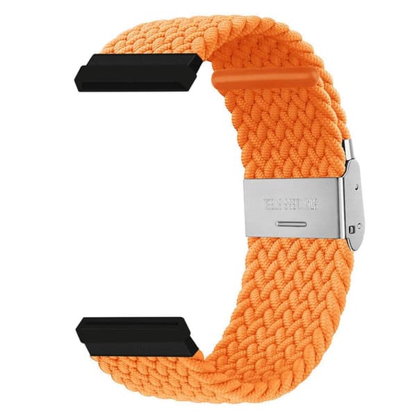 Flettet elastisk urrem til Fitbit Sense - Orange