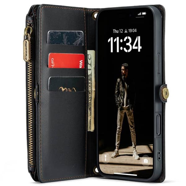 CaseMe mobilcover C36 til Apple iPhone 16 Pro Max - Sort