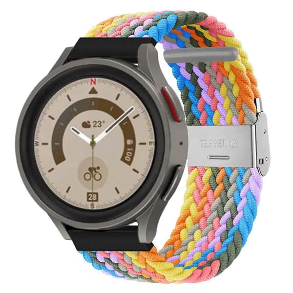 Flettet Elastisk urrem til Samsung Galaxy Watch 5 Pro (45mm) - l